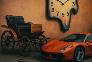 Feature image for “Governance is a Buggy, Tech is a Ferrari”.