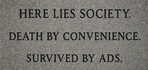 Feature image for “Here Lies Society”.