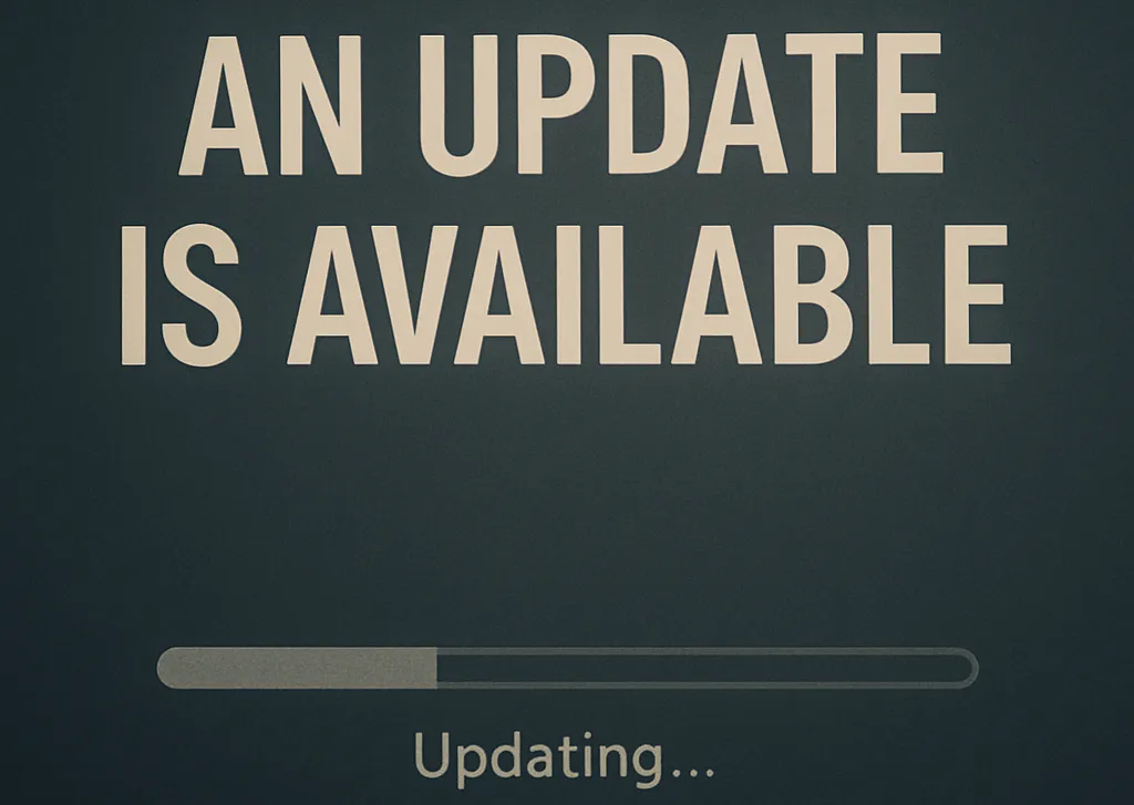 Feature image for “An Update is Available”.